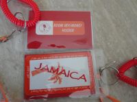Front and back of money/key card holder