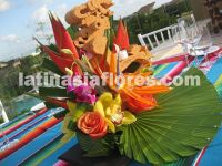 Mayan style centerpiece