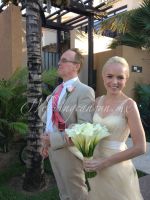mexican calla lilies bridal bouquet