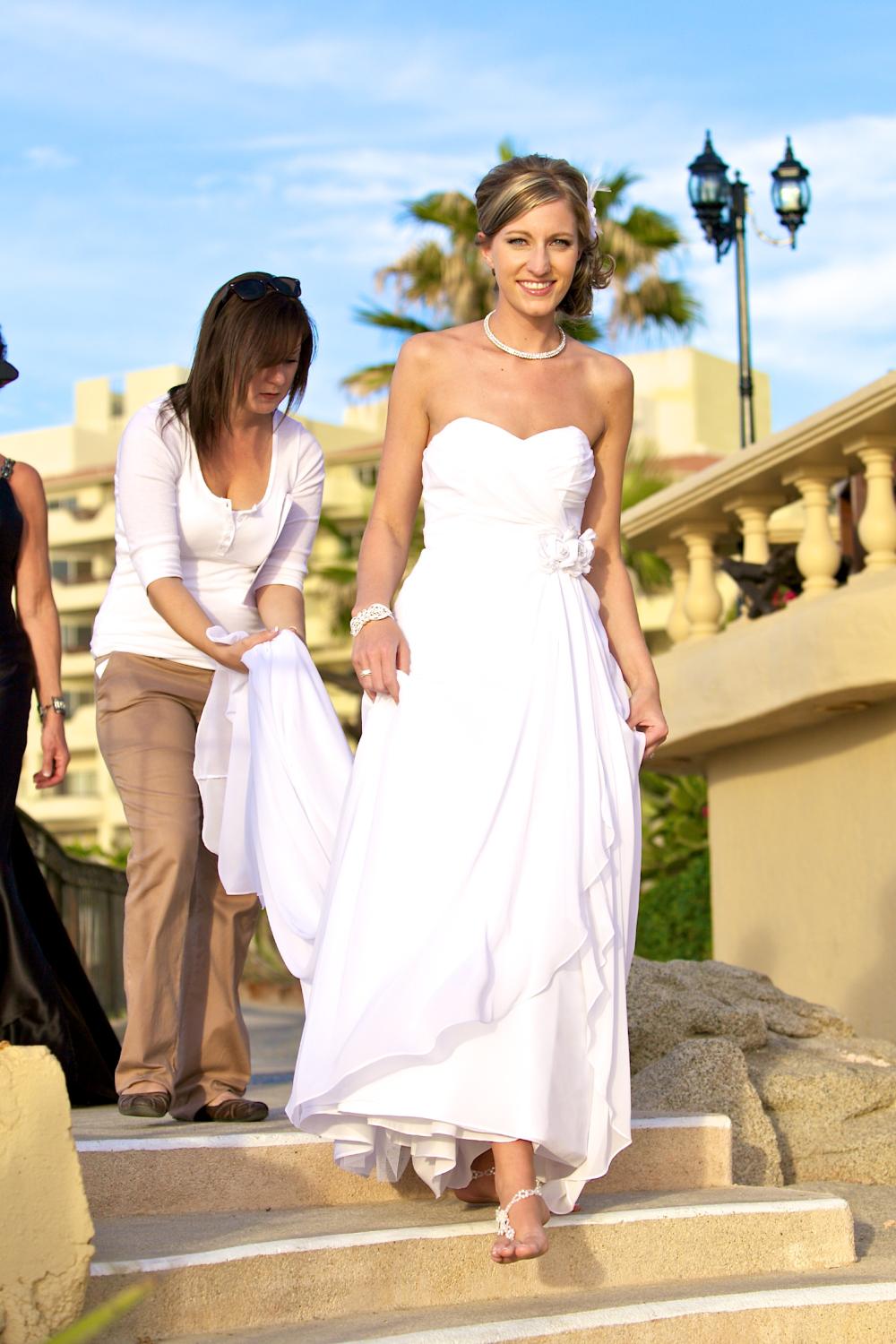 Destination wedding dress/Reception dress