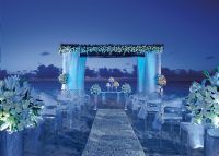 www.crystalwaterweddings.com Experienced travel agents who strongly value providing first class service and have a deep passion for destination weddings. 
Secrets Capri Riviera Cancun 
Floral arrangements add to the stunning ambiance of this beach weddi