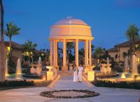 www.crystalwaterweddings.com Experienced travel agents who strongly value providing first class service and have a deep passion for destination weddings.  Dreams Punta Cana Resort & Spa.   A nighttime view of the wedding gazebo at Dreams Punta Cana offeri