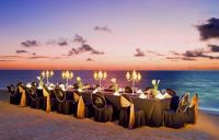 Wedding Dinner on the Beach - Dreams Riviera Cancun