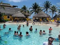 Iberostar Star Friends leading the pool in a fun exercise dance 
