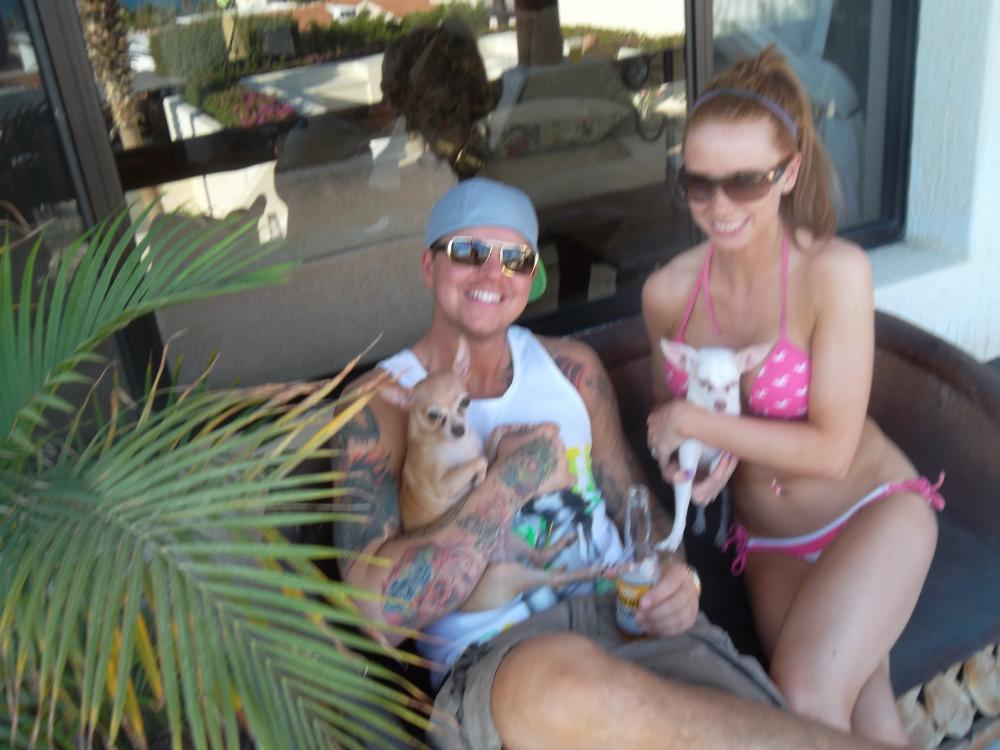 June 2012 Cabo San Lucas with our dogs!