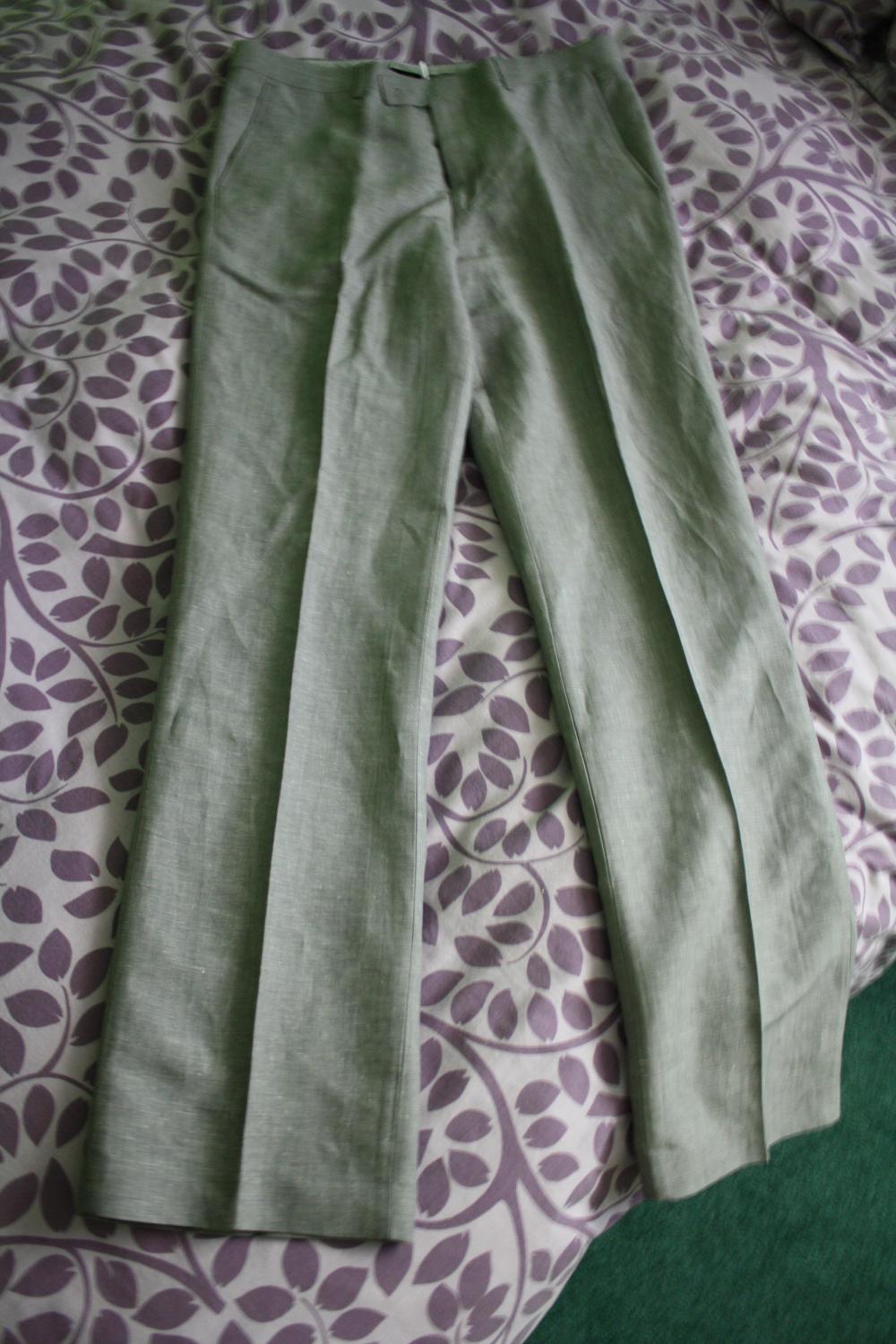 BRAND NEW Men's Grey LeChateau Linen Pants