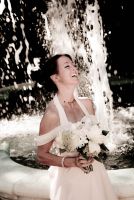 Bridal Session before the Wedding at Truman Annex Fountain Key West