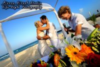 Beach wedding at The Royal, Playa del Carmen, Mexico.