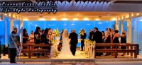 Beachfront chapel wedding in the Royal Cancun, Mexico.