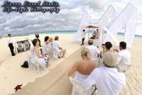 Beach wedding at The Royal Cancun, Riviera Maya, Mexico.
