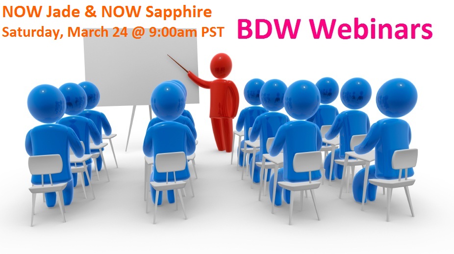 BDW Wedding Webinar: NOW Jade & NOW Sapphire Resorts March 24 @ 9:00am PST