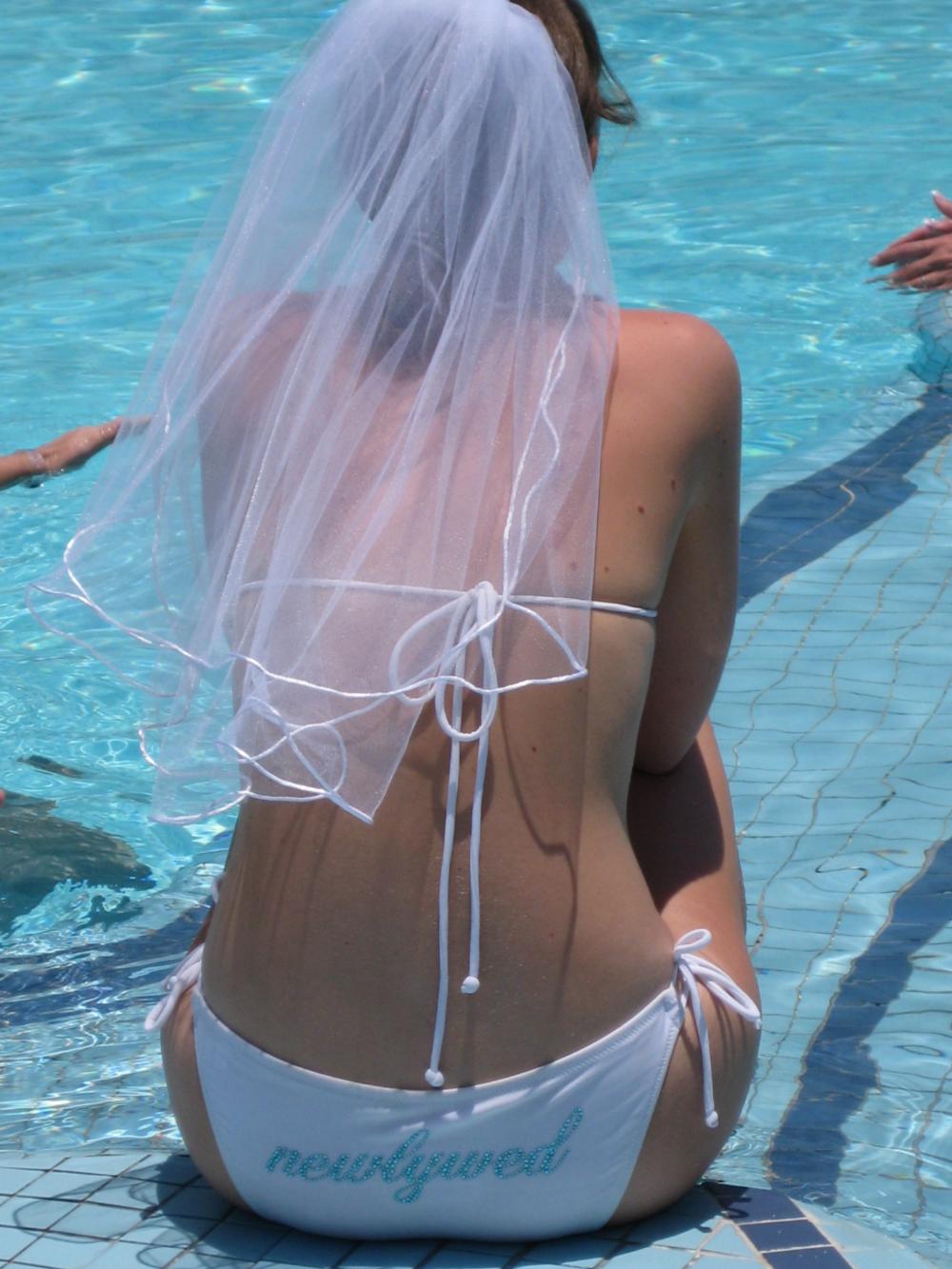 White Bride Bikini...