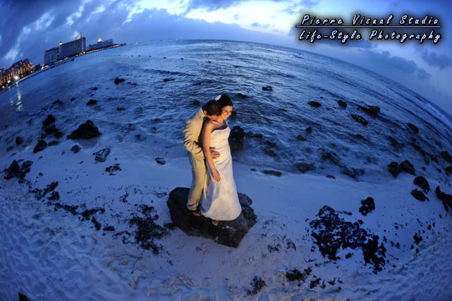 wedding at Dreams cancun resort session on the beach