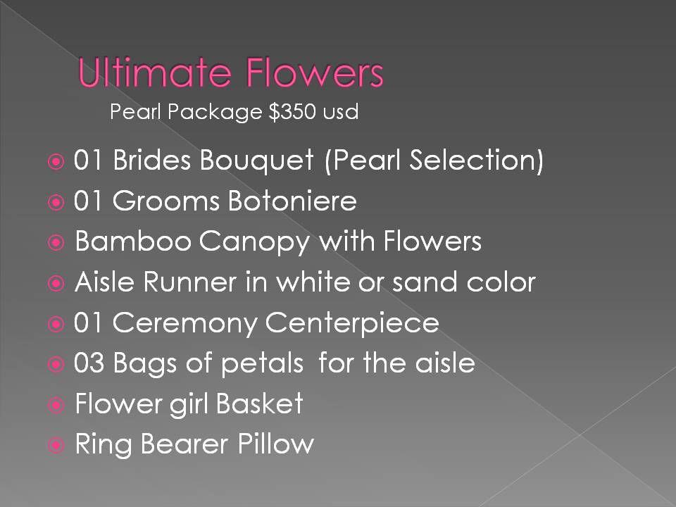 Ultimate Floral Design***Cancun and Riviera Maya