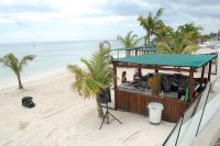 This is the bar that would be used if you use this beach area for your reception