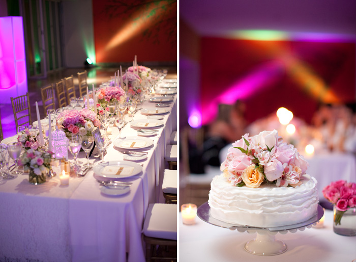 reception table set-up pic's